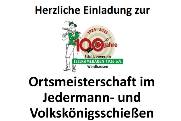 Jedermannschießen 2025